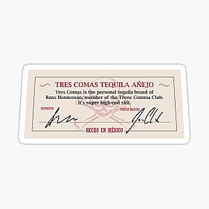Tres Comas Merchandise - Silicon Valley Sticker