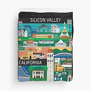 silicon valley souvenir duvet cover