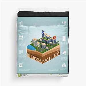 Silicon Valley Souvenir Duvet Cover