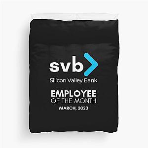 Employee of the Month - SVB - Silicon Valley Bank 2023 Bankruptcy Meme Duvet Cover