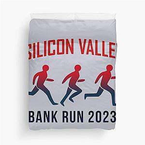 Silicon Valley Bank Run Duvet Cover