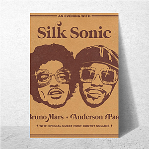 Silk Sonic Merch Collection Silk Sonic Posters