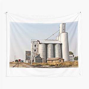 Railroad sorting silos Tapestry