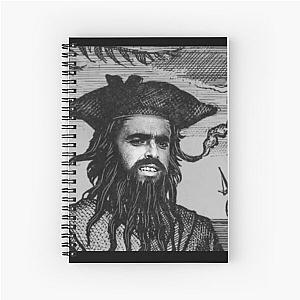 Shel Silverstein as Blackbeard Spiral Notebook