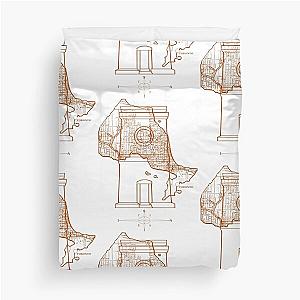 Toronto - Silverstein (sepia) Duvet Cover