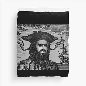 Shel Silverstein as Blackbeard Duvet Cover