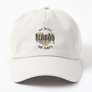 My Heart Bleeds Silverstein No More My Heart Bleeds No More  Broken Heart Typography  Dad Hat