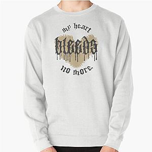 My Heart Bleeds Silverstein No More Broken Heart Typography 2 Pullover Sweatshirt