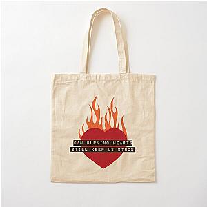 Silverstein - Burning Heart Cotton Tote Bag