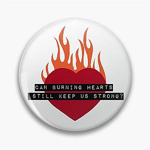 Silverstein - Burning Heart Pin