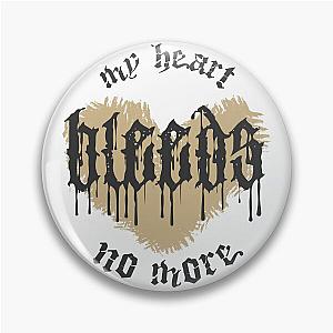 My Heart Bleeds Silverstein No More Typography 2 Pin