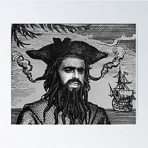 Shel Silverstein as Blackbeard Poster
