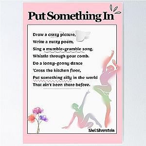 Inspiring Poem of Shel Silverstein Wall Poster