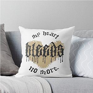 My Heart Bleeds Silverstein Throw Pillow