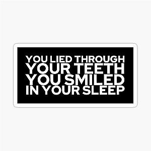 Silverstein Smile Your Sleep Sticker