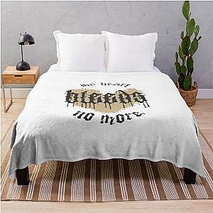 My Heart Bleeds Silverstein No More Broken Heart Typography Throw Blanket
