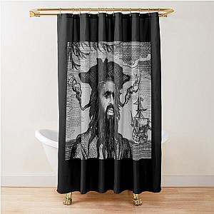 Shel Silverstein as Blackbeard Shower Curtain