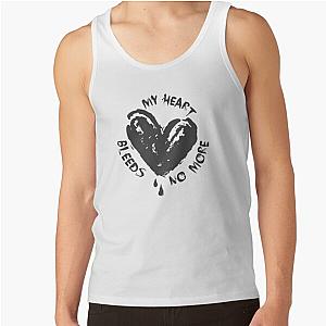 My Heart Bleeds No More Broken Heart Typography Tank