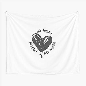 My Heart Bleeds Silverstein No More Broken Heart Typography Emo Phrase Tapestry