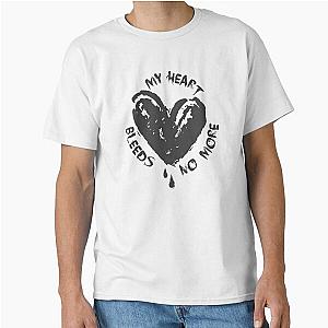 My Heart Bleeds Silverstein No More Broken Heart Typography Classic T-Shirt