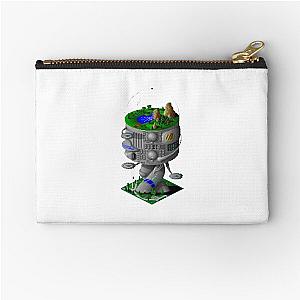 Simcity 2000 - Arcology Building - Maxis City Builder Simulation Retro PC Gamer Design Zipper Pouch