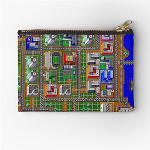 SimCity 1 No logo Sim City Zoom - HD Zipper Pouch