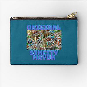 Original Simcity Mayor - Maxis City Builder Simulation Sim City Retro PC Gamer DesignT-Shir Zipper Pouch