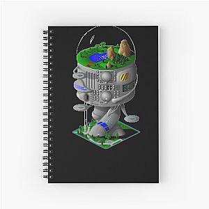 Simcity 2000 - Arcology The Future - Maxis City Builder Simulation Retro Pc Gamer Design Spiral Notebook