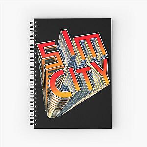 Simcity 16 bit logo Spiral Notebook