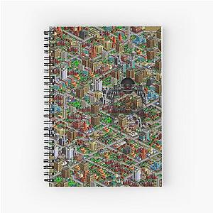 SimCity 2000 No logo Sim City Zoom - HD (High Contrast) Spiral Notebook