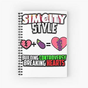 SIMCITY Style T-Shirt Spiral Notebook