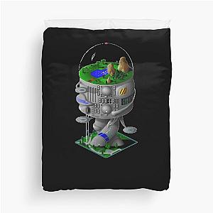 Simcity 2000 - Arcology The Future - Maxis City Builder Simulation Retro Pc Gamer Design Duvet Cover