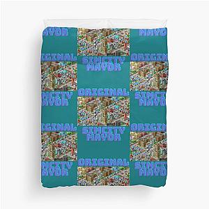 Original Simcity Mayor - Maxis City Builder Simulation Sim City Retro PC Gamer DesignT-Shir Duvet Cover