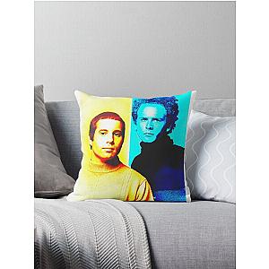 Simon and Garfunkel - Rock Icons Throw Pillow