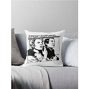 Simon & Garfunkel - Original Goo Parody Throw Pillow