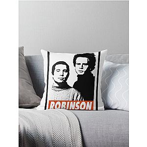 Simon and Garfunkel - Retro Throw Pillow