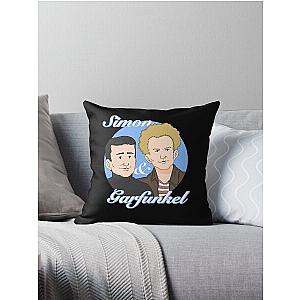 Funny Gift Simon And Garfunkel Cute Gifts Throw Pillow