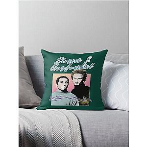 A Celebration Of Biffy Clyro Endings Simon And Garfunkel Retro Aesthetic Design Music   Throw Pillow