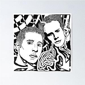 Simon And Garfunkel Maze Poster