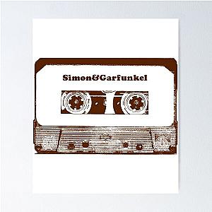 Simon & Garfunkel Cassette Tape Poster