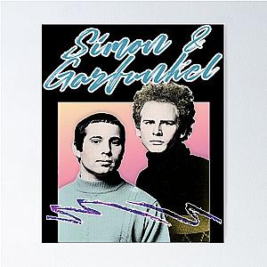 A Celebration Of Biffy Clyro Endings Simon And Garfunkel Retro Aesthetic Design Music Poster