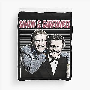 Simon & Garfunkel - Retro Aesthetic Meme British Humour Parody Duvet Cover