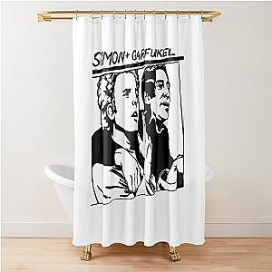 Simon & Garfunkel - Original Goo Parody Shower Curtain