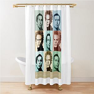 Simon & Garfunkel - Music Heroes Series Shower Curtain