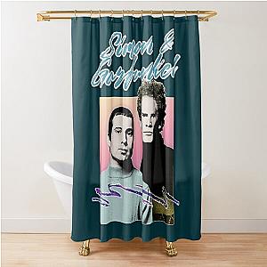 A Celebration Of Biffy Clyro Endings Simon And Garfunkel Retro Aesthetic Design Music Shower Curtain