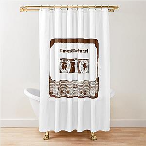 Simon & Garfunkel Cassette Tape Shower Curtain