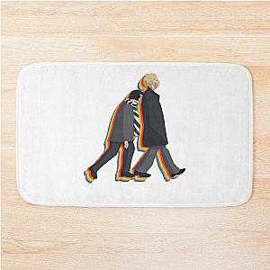 Funny Men Simon And Garfunkel Vintage Rainbow Awesome For Music Fan Bath Mat