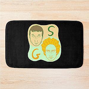 Music Retro Simon And Garfunkel Concept Gifts Music Fans Bath Mat