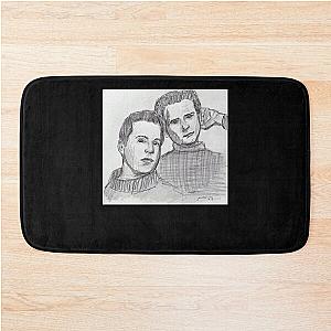 Music Vintage Retro Simon And Garfunkel Love You Fans Bath Mat