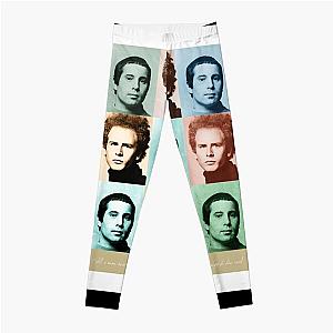 Retro Vintage Simon And Garfunkel Music Heroes Series Love You Leggings